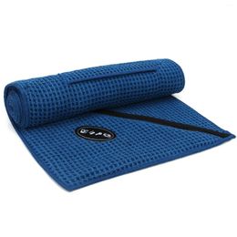 Towel Exercise - One Zip Pocket To Keep Items Safely Stored While You Work Out Yoga Fitness Training Or Walking On The Beach