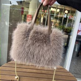 LOULS VUTT New fall and winter wool tow bag Winter style shoulder bag Designer Bag Cony hair Women's shoulder bag Women Leather Cr Dgex