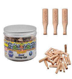 1 box of 60 capsules New with multi Flavoured wooden nozzle canned wooden cigarette holder Smoking accessories2141914