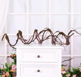 1PC Artificial Dried Branches Vine Wall Hanging DIY Home Wedding Decoration Fake Plastic Rattan Materials9833685