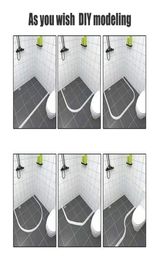 Bath Mats Bathroom And Kitchen Water Stopper Flood Barrier Rubber Dam Silicon Dry Wet Separation Retaining Strip27132525614001