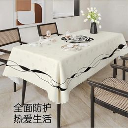 Table Cloth Waterproof Oil Proof And Washable Square