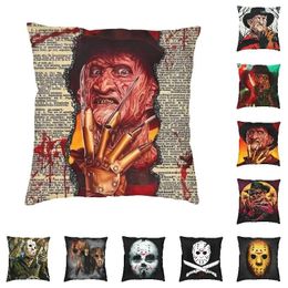 Pillow Horror Movie Character Throw Case Home Decorative Halloween Film Cover For Sofa Car Bedding Pillowcase Dakimakura