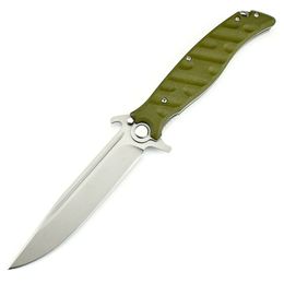 Hot Selling In Russia G10 Handle Cpm-D2 Steel High Hardness Folding Hunting Knife Outdoor Survival Camping Fishing Pocket Knife