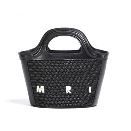 Mri Handbag Large Cross Body Tote Travel Clutch Bags Luxury Designer Women Makeup Bag Men Straw Make Up Handbags Tropicalia Luggage Weave Shoulder Bag 5571