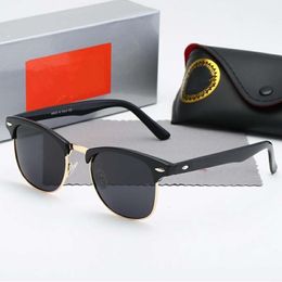 New Sunglasses Men Glass Lens Classic Brand Women Designer Eyewear For Men Women Band Bands Frame Designers Female Retro Male Sun Glasses With Box