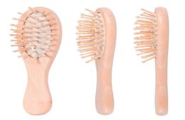 Bamboo Bristles Detangling Wooden Hair Brush Wet or Dry Oval Hairbrush 16453cm for Women Men and Kids 481 V26252816