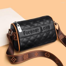 Totes Women's First Layer Cowhide Pillow Bag Small Fashion Soft Leather Shoulder Wide Strap Messenger HighQuality