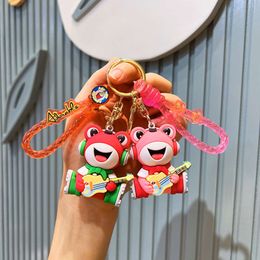 Guitar Frog Creative Couple Doll Gift Doll Doll Pendant Keychain Car Pendant Keychain