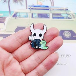 Brooches Cartoon Cute Animal Anime Enamel Pins Sheep Horn Flower Skeleton Geometry Alloy Brooch Badge Punk Jewelry Accessories Gift