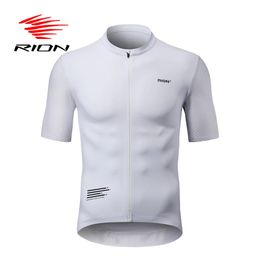 RION Cycling Jersey Men MTB Maillot Shirts Bicycle Clothing Mountain Bike Mens TShirt Wear Summer Outfit Clothes Jumper 240416