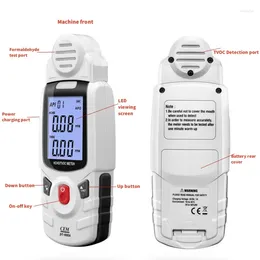 DT-900A Formaldehyde HCHO & TVOC Meter Real-time Display Air Pollution Detector TesterTOV Test Of Home Interior Decorationin-car