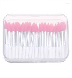 Makeup Brushes 30Pcs Silicone Lip Brush Exfoliating Lipstick With Film Dustproof Cover Plump Smoother Applicator Cosmetic Tool4041390