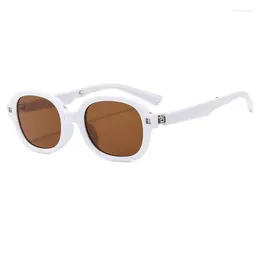 Sunglasses Polarization Vintage Designer Fashion Versatile UV Resistant Sun Shading Glasses Oval Folding Fishing