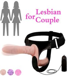 YEMA Wire Remote Control Strap on Double Dildo Vibrator Anal Plug Vagina Strapon Sex Toys for Women Lesbian Adult Game Y2011187154334