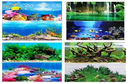 30x60cm Aquarium Decoration Double Sided Fish Tank Background Poster Aquarium Accessories2702823