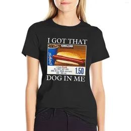 Women's Polos I Got That Dog In Me - T-Shirt Designer Clothes Women Luxury Cropped T Shirts For