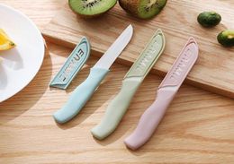 High Quality Mini Ceramic Knife Plastic Handle Kitchen Knife Sharp Fruit Paring Knife Home Cutlery Kitchen Tool Accessories XVT0374889299