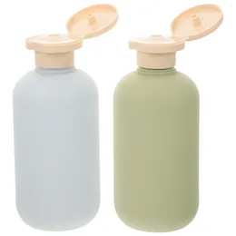 Storage Bottles 2 Pcs Dispensing Lotion Bottle Travel Shampoo Plastic Dispenser Pack Empty And Conditioner For Squeeze