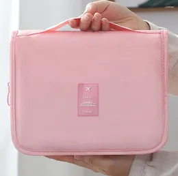 Cosmetic Bags 2024 Hook High Quality Women Makeup Waterproof Toiletries Organizer Storage Pouch Bathroom Travel Bag
