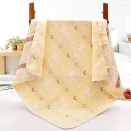 Blankets Three Layer Gauze Pure Cotton Bath Towel Muslin Swaddle Baby Wrap Swaddling Born Kids Blanket Bedding