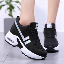 Fitness Shoes Women's Elevator Sneakers Spring Korean-Style Single Travel All-match Platform Casual Style