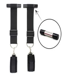 Erotic Toys 1 Pair Door Jam Handcuffs Window Hanging Hand Cuffs Fetish Bondage Restraints Sex Products Sex Toys for Couples2830238