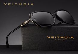 Veithdia Retro Womens Sun Glasses Polarised Luxury Ladies Brand Designer Sunglasses Eyewear For Women Female V3039 Y190520049049796