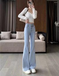 Women's Jeans Autumn Winter Office Lady Cotton Plus Size Brand Female Women Girls Stretch High Waist Flare