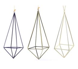 Hanging Air Plant Holder Geometric Planter Metal Airplant Rack Hanger C01257012272