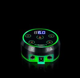 Professional Mini LCD Tattoo Power Supply with Adapter without Pedal Machine for Coil Rotary Machines9640489