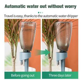 Planters Pots Timing Automatic Lazy Waterer Household Drip Irrigation Flower Potted Plants Adjustable Self Watering Dripper Spikes Home Garden