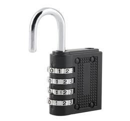 Black 4 Dials Resettable Combination Password Lock Safe Door Locker Pad Lock Padlock For Travel Luggage Suitcase search3896510
