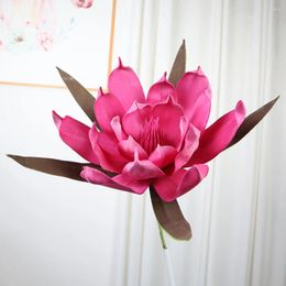 Decorative Flowers Large Imitation Magnolia Handmade Flower Living Room Decor Scene Layout Pography Backdrop Indoor Outdoor Garden