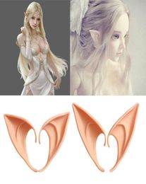 12cm Festive Mysterious Elf Ears fairy Party Cosplay Accessories Latex Soft Prosthetic False Ear Halloween PartyMasks Cos Mask WLL1495526