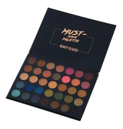 BEAUTY GLAZED 35 Color High Gloss Matte Eye Shadow NaturalGlitterShimmerLuminous Matte Glitter3094734