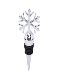 1Pc Christmas Snowflake Wine Bottle Stopper Zinc Alloy Wine Cork Wedding Favors For Barware Tools Kitchen Bar Tool Accessories D197408059