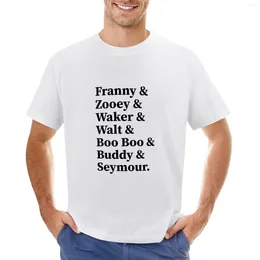 Men's Tank Tops Franny & Zooey Waker Walt Boo Buddy Seymour. J.D. Salinger T-Shirt Tees Kawaii Clothes Clothing