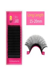 False Eyelashes 16 17 18 19 20mm Long Individual Extension 018 Thick Soft Faux Silk Mink Russian Volume Lash Supplies7679639