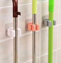 Hooks Rails Mop Rack Bathroom Accessories Wall Mounted Shelf Organizer Hook Broom Holder Hanger Behind DoorsOn Walls Kitchen St5490629