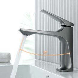 Bathroom Sink Faucets Light Luxury Bathroom Faucet Hot and Cold Sink Faucet Anti Splash Washbasin in The Bathroom Sink Faucet Tap Tapware