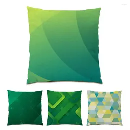 Pillow Artistic Sofas For Living Room Ultra Soft Velvet Home Decoration Polyester Linen Green Decorative Case Colourful E0105