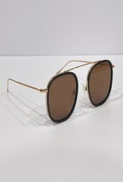 Brand Vintage Top Flat Square Designer Sunglasses For Men Sun Glasses Luxury Fashion Eyewear Women Design Retro Style ILLE9840445