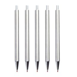 500Pcs DIY Heat Transfer Pens Blank Metal Sublimation Ballpoint Pen Stainless Steel Pen Gel Ink Pens