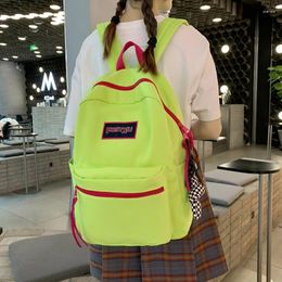 Backpack Fashion Women Mochila Travel Bag Teens Bookbag For Girls Boys Waterproof Nylon Simple Schoolbag Rucksack Lady