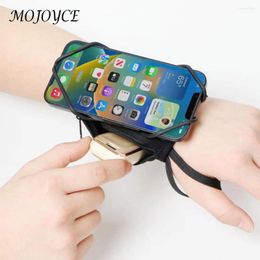 Shopping Bags Sports Smartphone Wristband 360 Degree Rotatable Mobile Phone Wrist Strap Large Capacity Arm Bag For Hiking Biking Walking