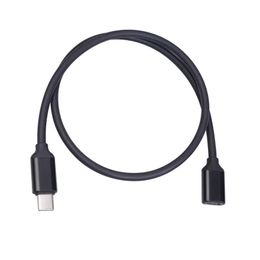 1 pcs 60W 3A 0.5/1/1.5 m Usb C Type-c Extension Cord Type-c Male to Female Extension Cable Extensor Charger Wire Connector