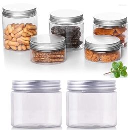 Storage Bottles 50ML-250ML Aluminium Cap Cosmetic Tin Pot Lip Jar Containers Oil Wax Em