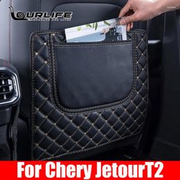 Car Seat Covers For Chery Jetour T2 2024 2025 Accessories Backrest Anti Kick Pad Armrest Box Leather Protective Chair Leath