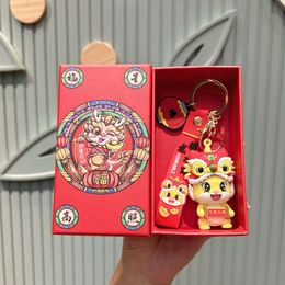 New Year's the Year of the Loong Mascot Doll Key Chain Small Pendant Doll Pendant Doll Key Chain Lovers Cartoon